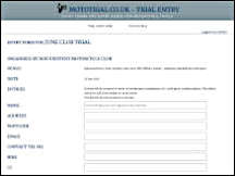 Trial Entry Form